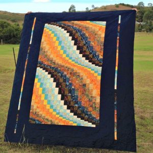 Blue Ocean Bargello Quilt