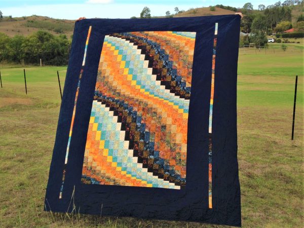 Blue Ocean Bargello Quilt