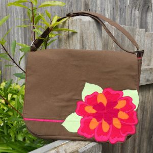 Flower Messenger Bag