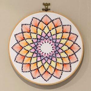 Candlewick Dahlia Pattern