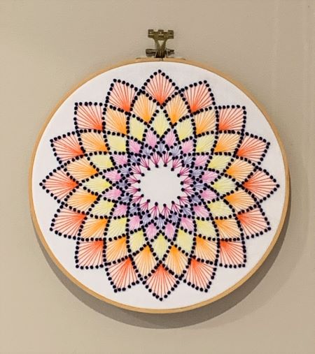 Candlewick Dahlia Pattern