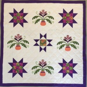 Glasshouse Throw Quilt Pattern